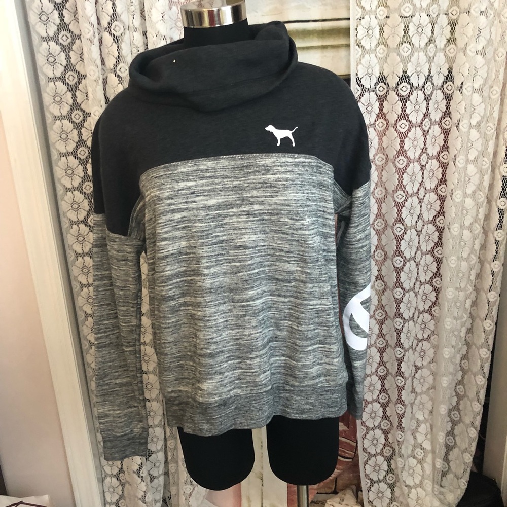 two toned sweatshirt
